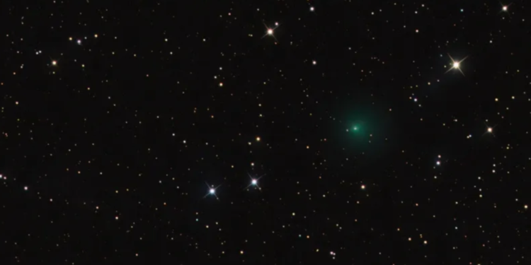 La cometa 144P/Kushida fotografata il 31 dicembre 2023. Credits: Gregg Ruppel (greggsastronomy.com)