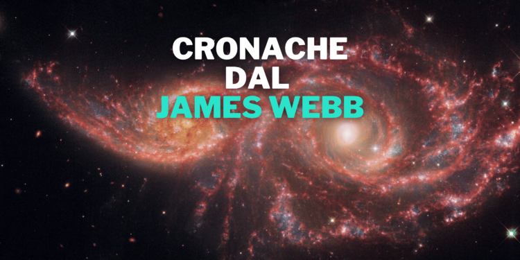 Una coppia di galassie spettrali nell’oscurità cosmica. Cronache dal James Webb