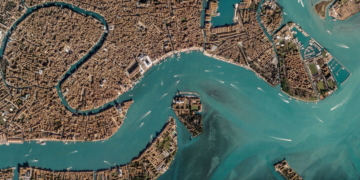 Venezia fotografata da un satellite di Planet Labs