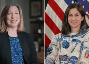 A sinistra, l'ex viceamministratrice NASA Lori Garver. A destra, l'astronauta NASA Nicole Scott.