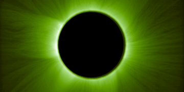 La corona interna del Sole ripresa il 23 maggio 2025 dal coronografo ASPIICS di Proba‑3. L’immagine, catturata nello spettro visibile, mostra le strutture filamentose della corona come apparirebbero all’occhio umano durante un’eclissi. Credits: ESA/Proba-3/ASPIICS/WOW algorithm